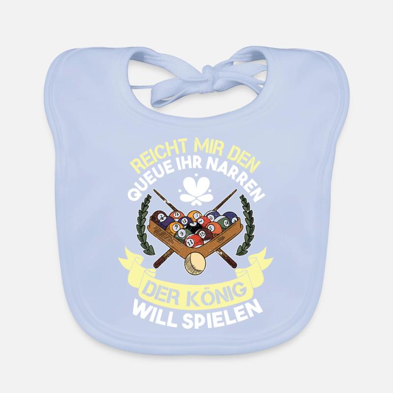 Reicht Mir Den Queue Ihr Narren Billard Pool Baby Bio-Lätzchen