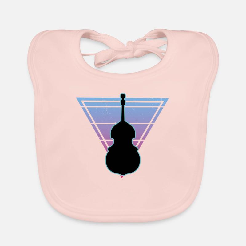 Kontrabass Baby Bio-Lätzchen