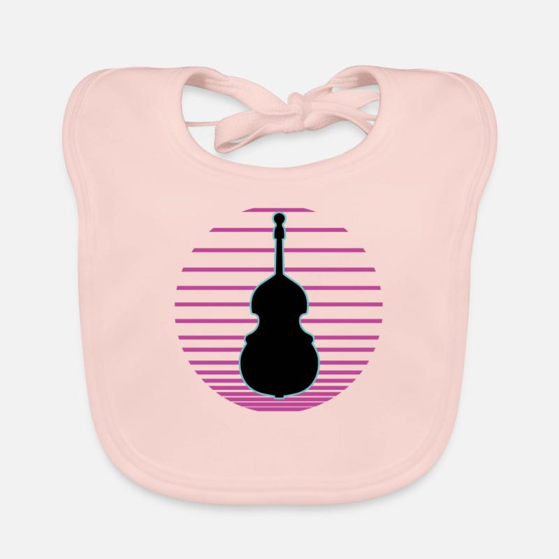 Kontrabass Baby Bio-Lätzchen