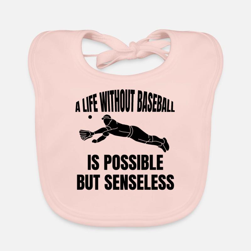 Baseball Baseball Game Baseball Lovers Gift Organic Baby Bibs