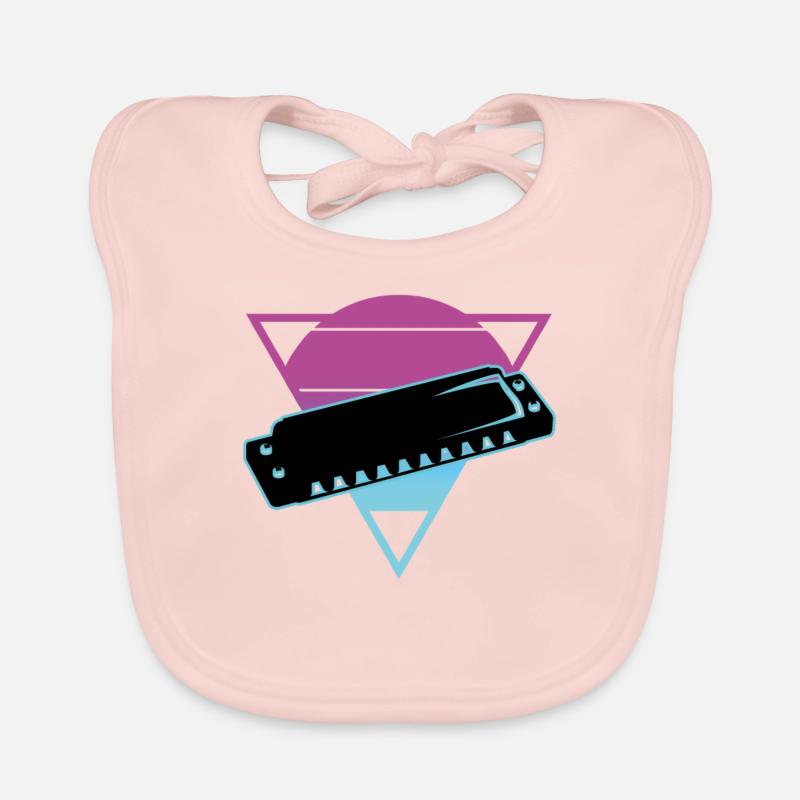 Harmonica Bavoir bio Bébé
