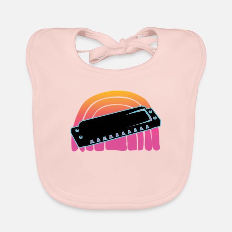 Harmonica Bavoir bio Bébé