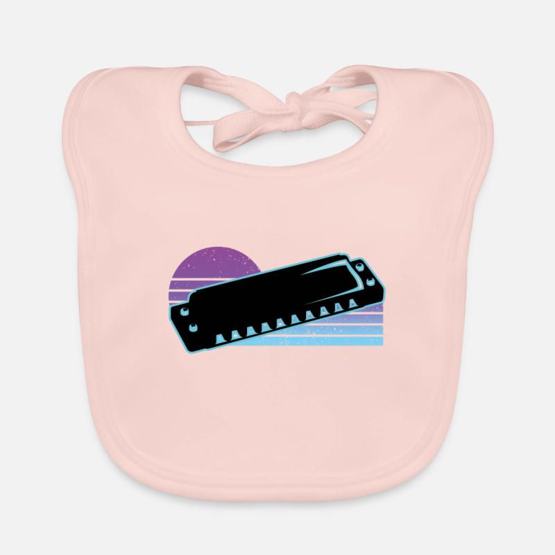 Harmonica Bavoir bio Bébé