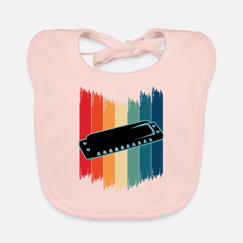 Harmonica Bavoir bio Bébé