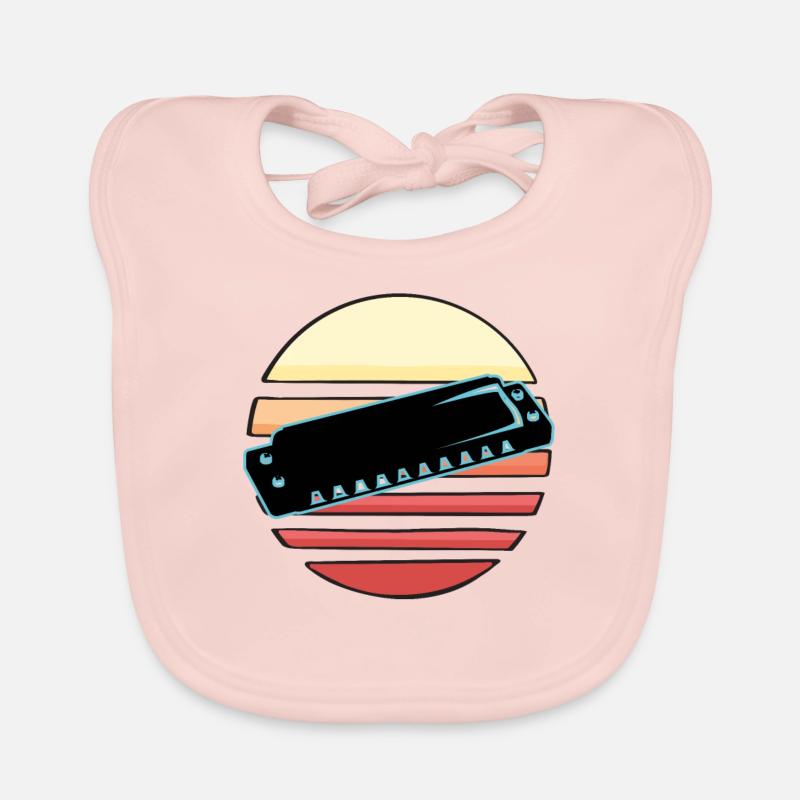 Harmonica Bavoir bio Bébé