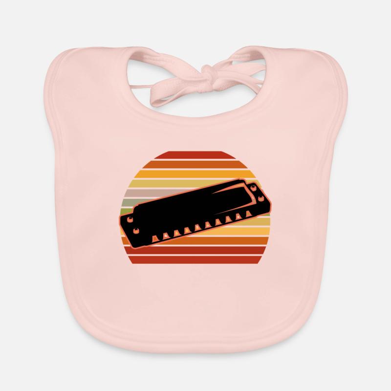 Harmonica Bavoir bio Bébé