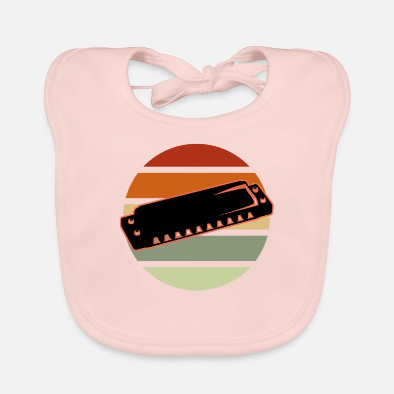 Harmonica Bavoir bio Bébé
