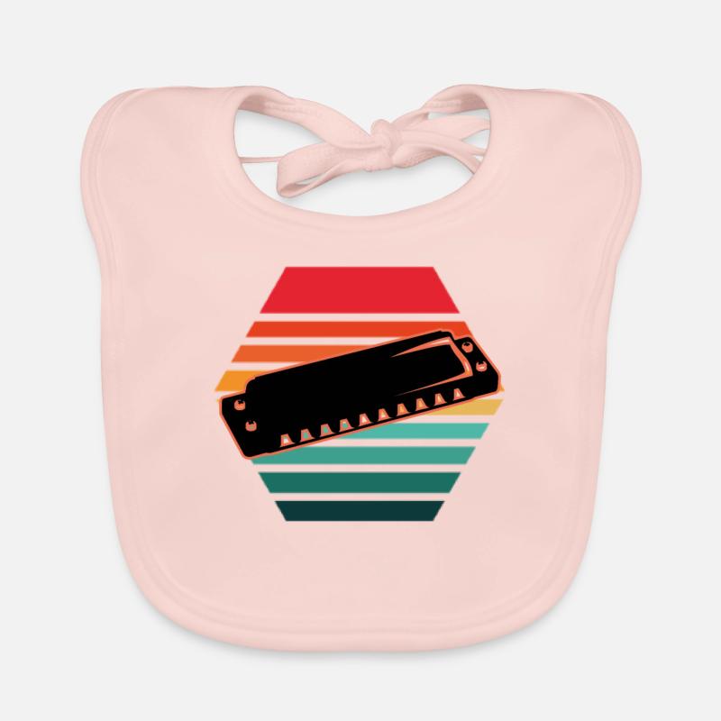 Harmonica Bavoir bio Bébé