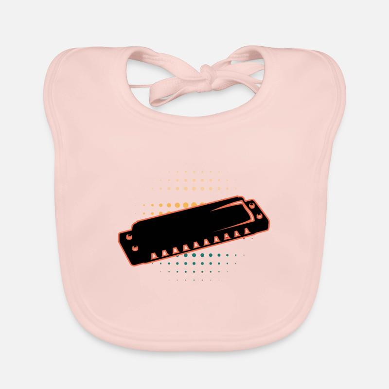 Harmonica Bavoir bio Bébé