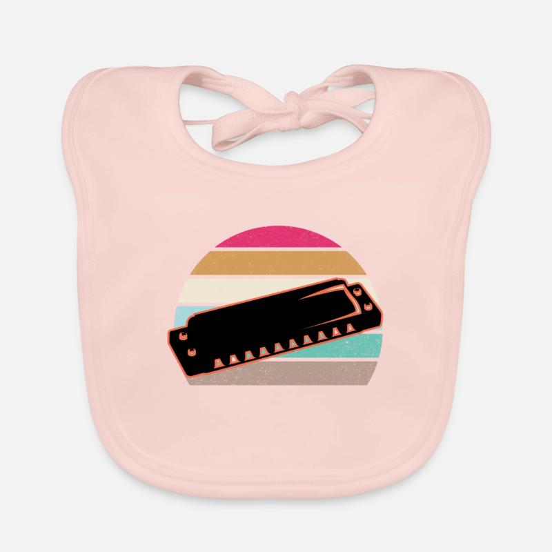 Harmonica Bavoir bio Bébé