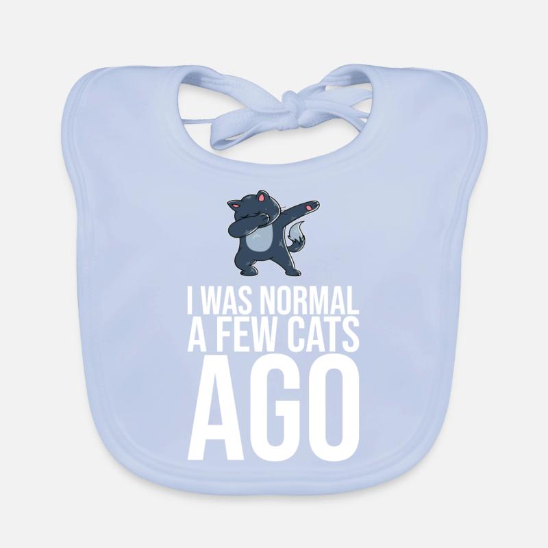 Dabbing Cat Funny Cat Bavoir bio Bébé