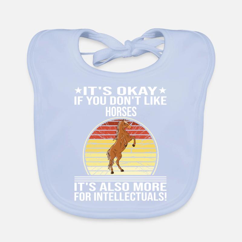Ce n’est pas grave si vous n’aimez pas les chevaux Bavoir bio Bébé