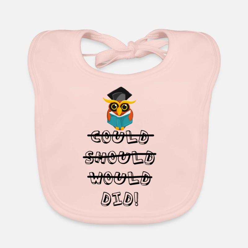 Abschluss Uni Feier Absolvent Absolviert Geschenk Baby Bio-Lätzchen