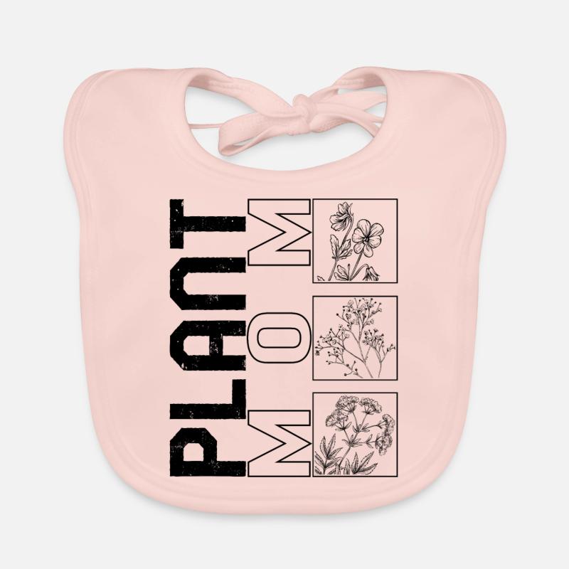 Mutterhemd, Pflanzenmutter Blumen Botaniker-Tee, Baby Bio-Lätzchen