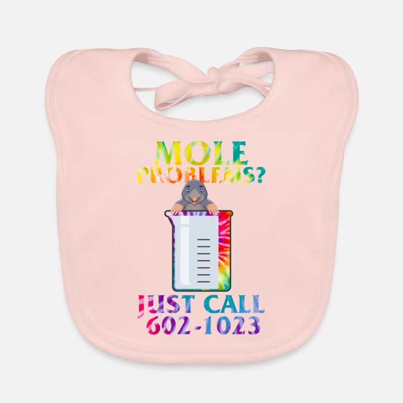 Mole Day Beaker Cute Mole Rat Problems Just Call Organic Baby Bibs
