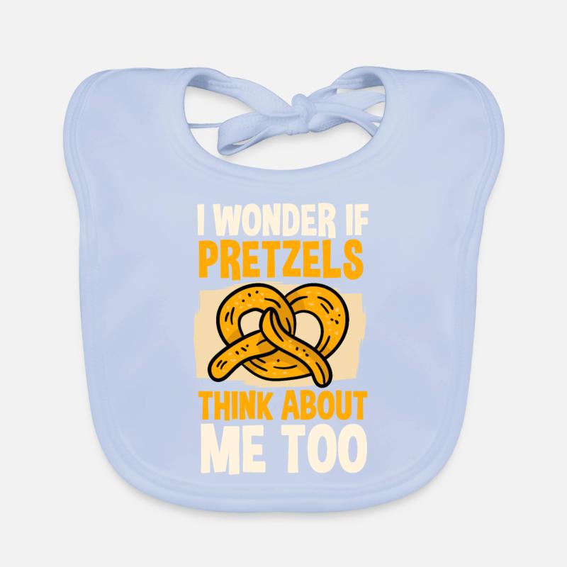 Pretzel gift Organic Baby Bibs