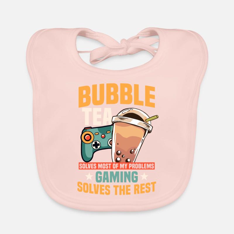 Bubble Tea et jeux Bavoir bio Bébé