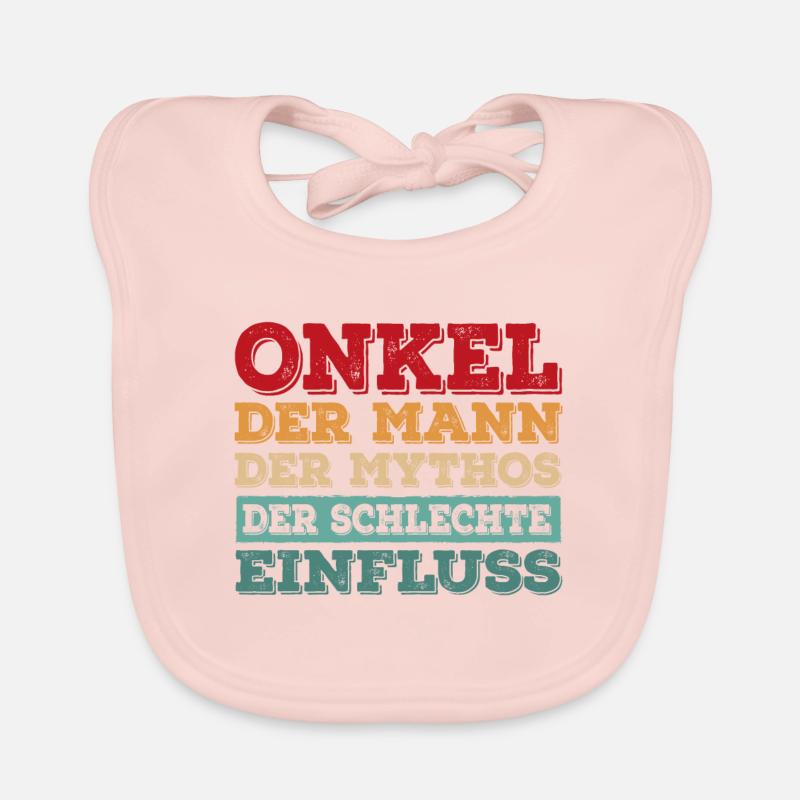 Onkel Der Mann Der Mythos Der Schlechte Einfluss Baby Bio-Lätzchen