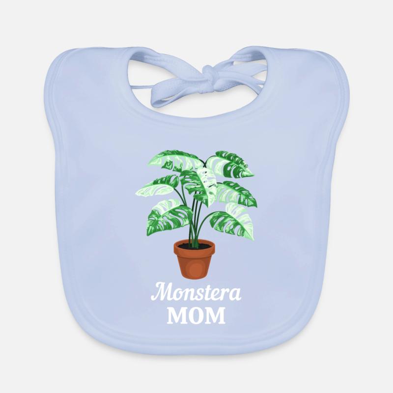 Maman Monstera Bavoir bio Bébé