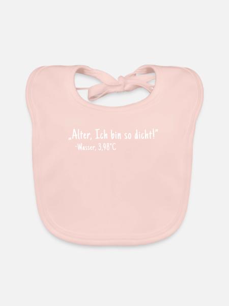 Lustiger Physik Physiker Naturwissenschaft Lehrer - Baby Bio-Lätzchen - Rose