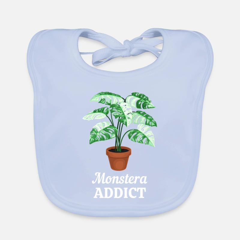Monstera Addict Bavoir bio Bébé