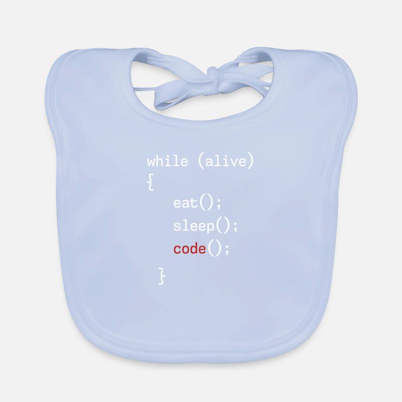 Administrator Coding Geek Programmierer Baby Bio-Lätzchen