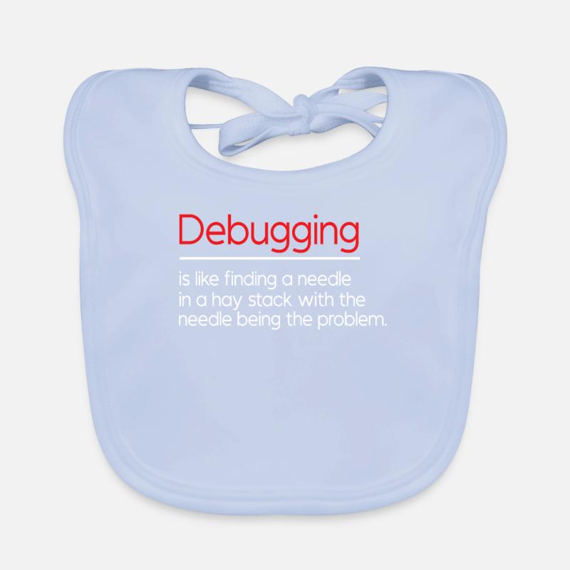 Lustiges Debugging-design Baby Bio-Lätzchen