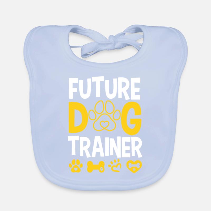 Future dog trainer Organic Baby Bibs