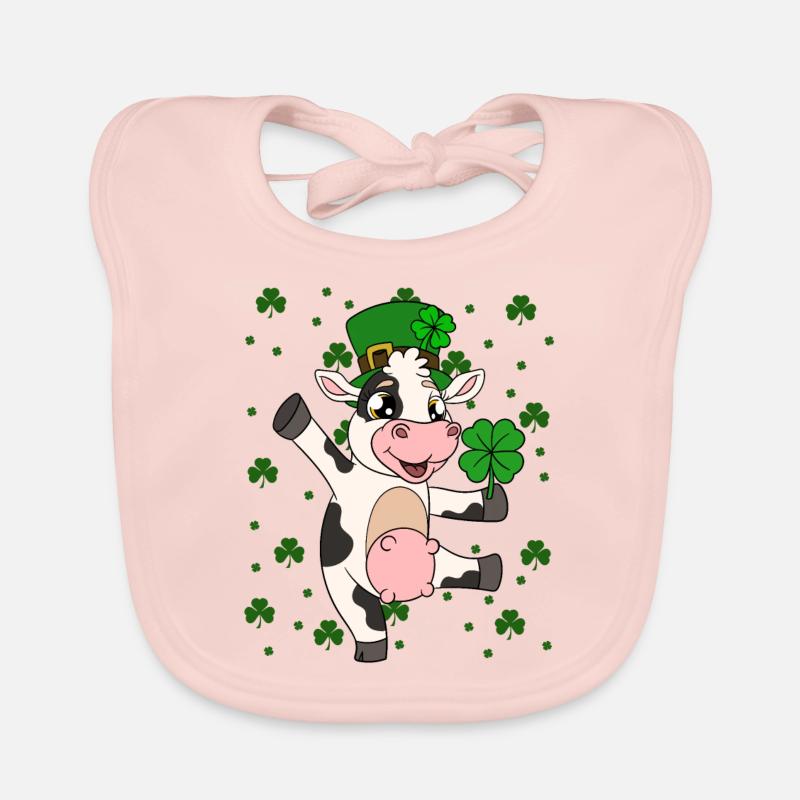 Mignon trèfle de vache Saint-Patrick Bavoir bio Bébé