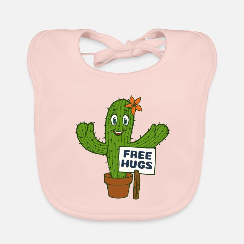 Câlins gratuits Cactus Bavoir bio Bébé
