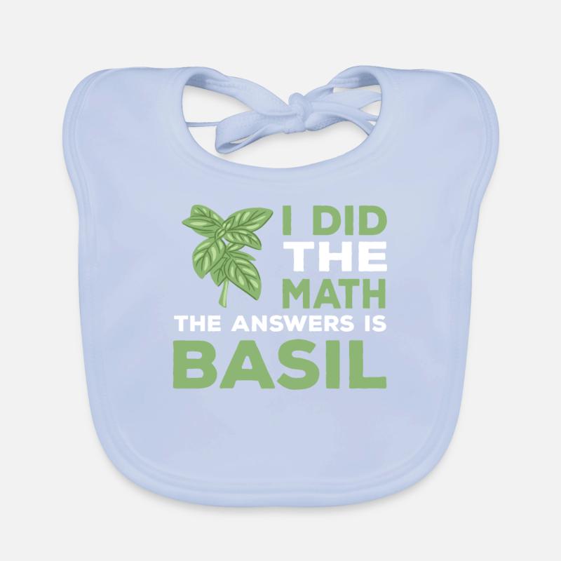 Drôle de conception de basilic Bavoir bio Bébé