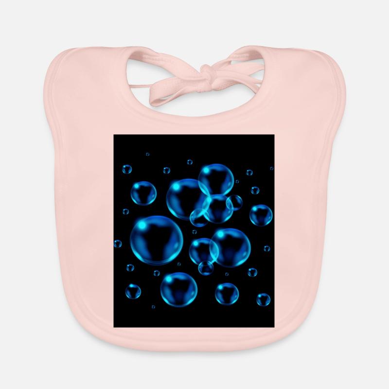 Design with Stone dots Organic Baby Bibs
