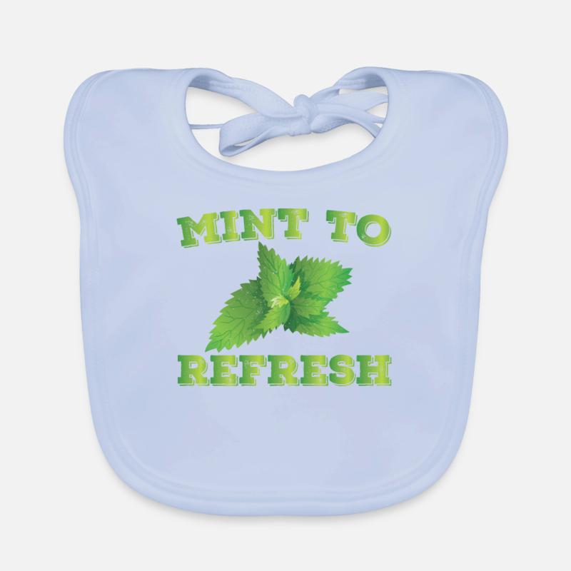 Mint to refresh Organic Baby Bibs