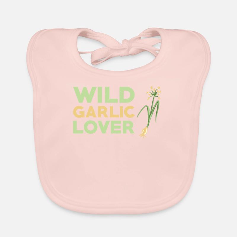 Wild garlic lovers Organic Baby Bibs