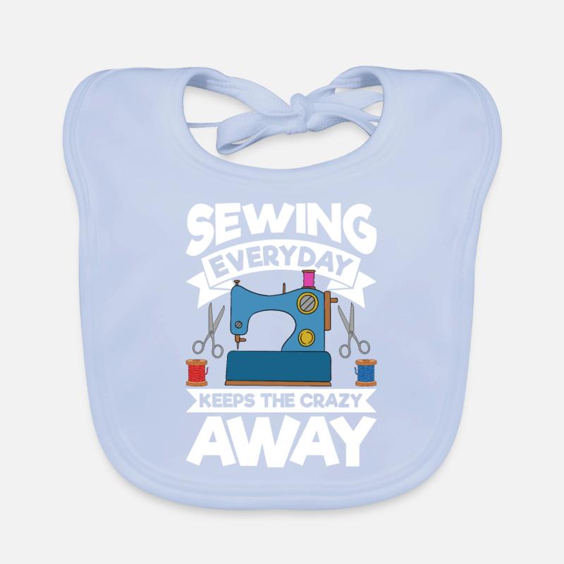 Sewing Everyday Keeps The Crazy Away Baby Bio-Lätzchen