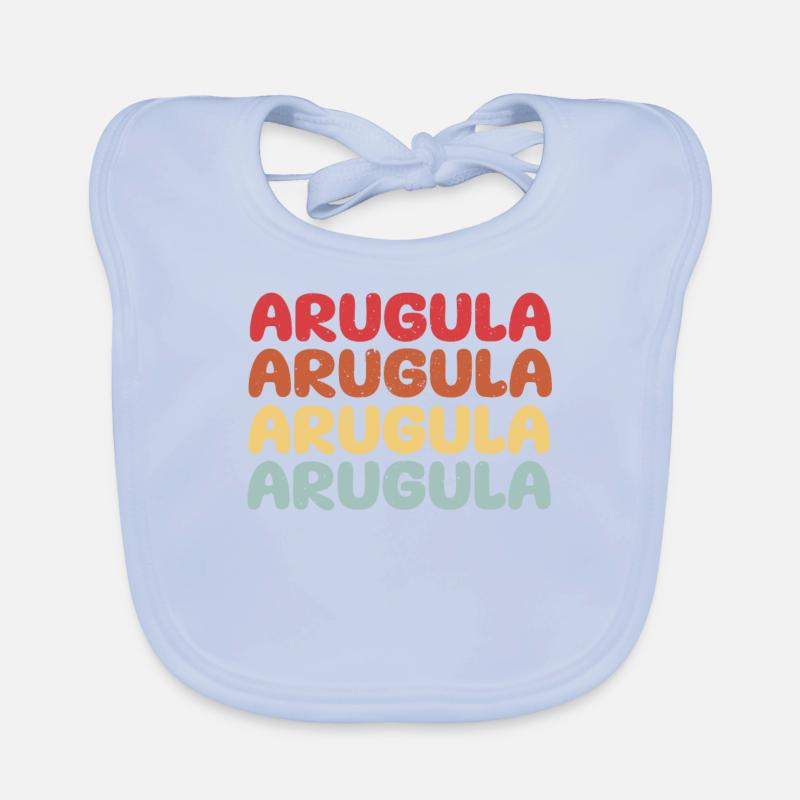 Rucola Schriftzug Baby Bio-Lätzchen