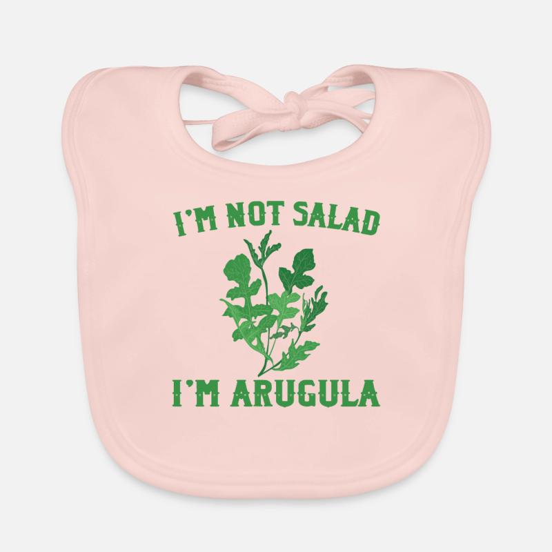 I'm not a salad, I'm rocket Organic Baby Bibs