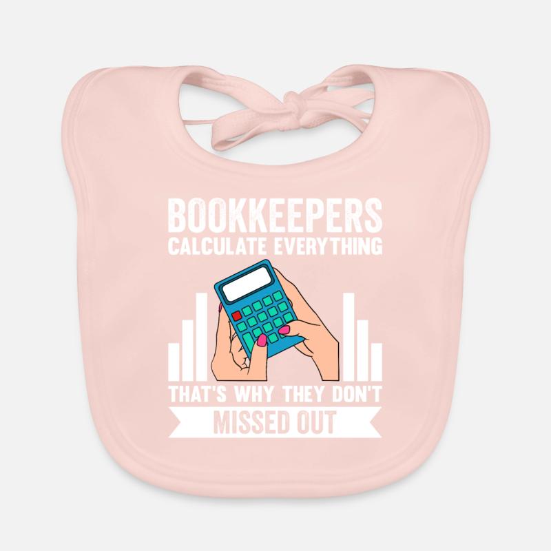 Tenue de livres Comptable Comptable Bavoir bio Bébé