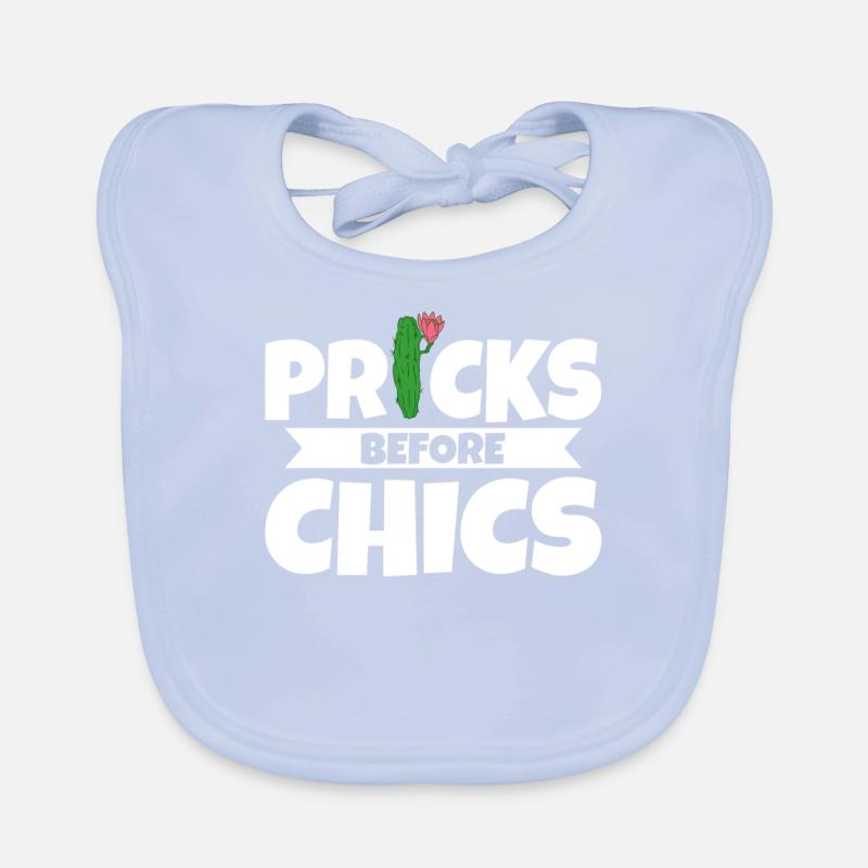 Cactus Pricks Before Chics Organic Baby Bibs
