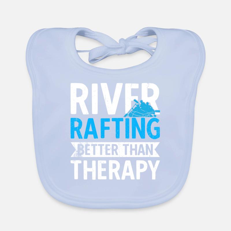 River Rafting Better Than Therapy Baby Bio-Lätzchen