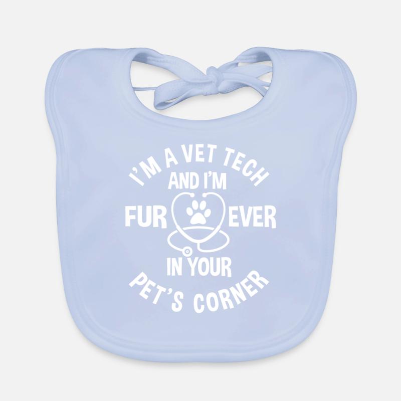 Veterinary Technician Organic Baby Bibs