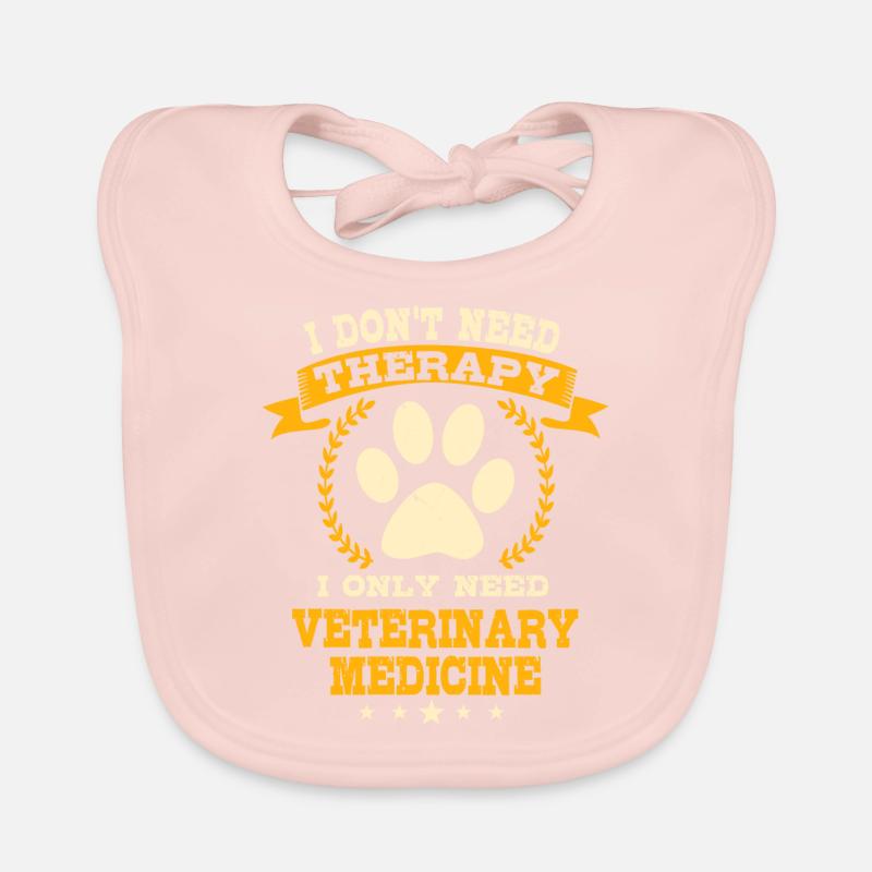 Funny veterinary medicine saying Organic Baby Bibs