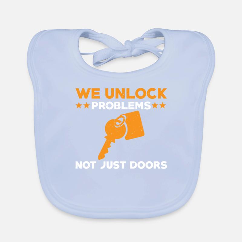 Great locksmith saying Organic Baby Bibs
