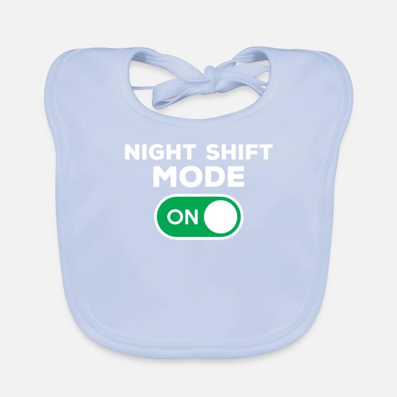 Nachtschichtmodus Ein Baby Bio-Lätzchen