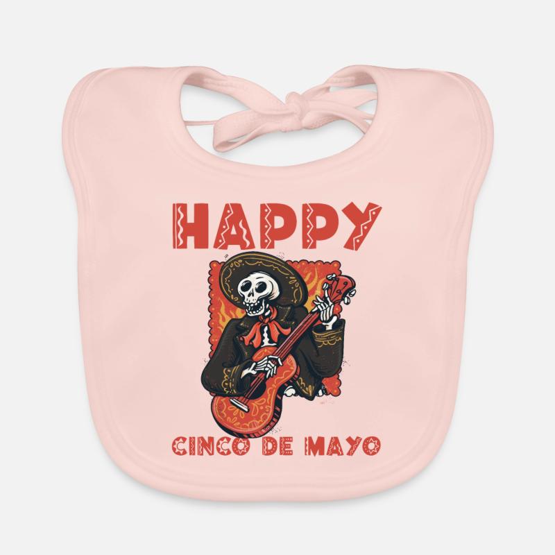 Joyeux Cinco de Mayo Bavoir bio Bébé