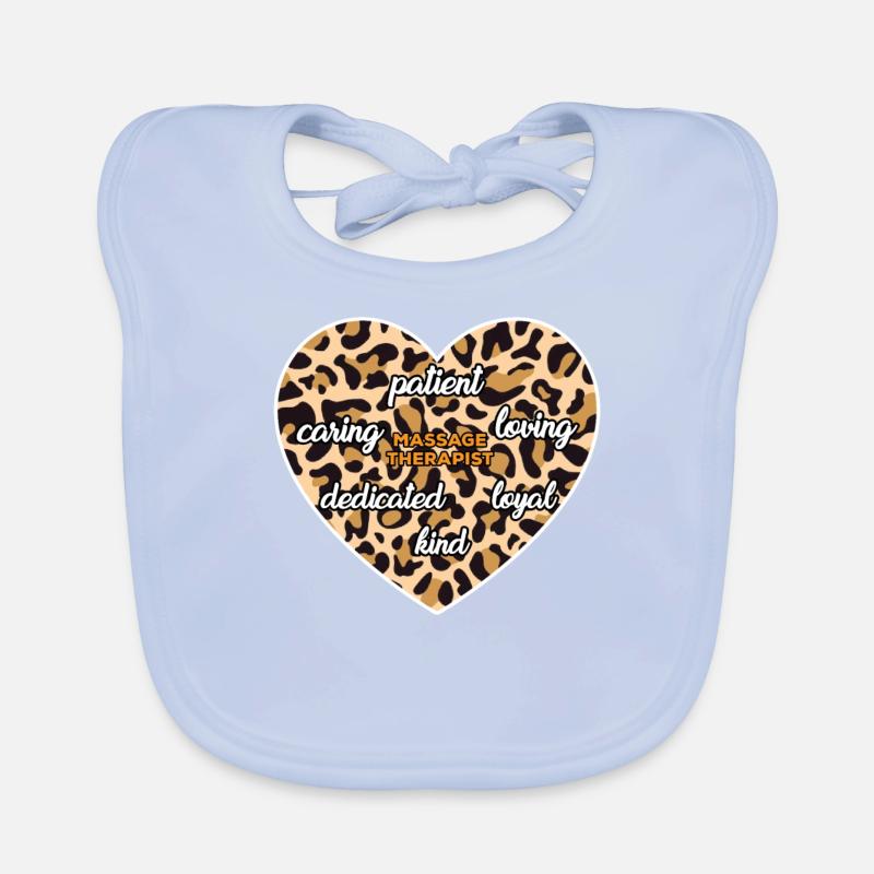 Motivierender Massagetherapeut Design Baby Bio-Lätzchen