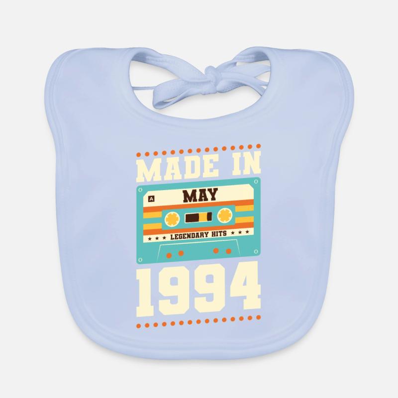 29th birthday May Born 1994 Gift idea Organic Baby Bibs