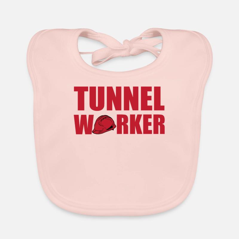 Tunnelarbeiter Baby Bio-Lätzchen