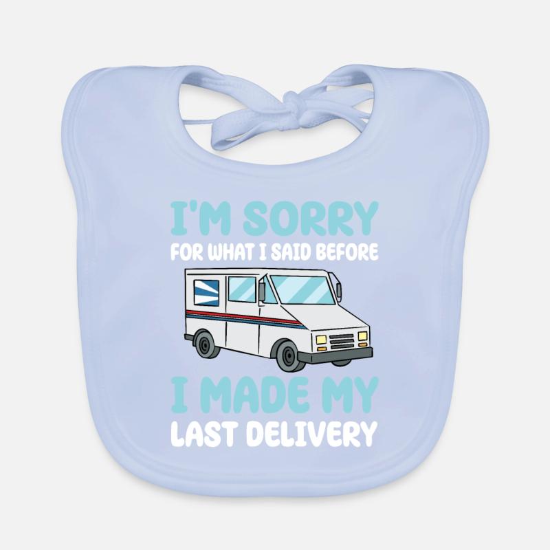 Delivery driver Organic Baby Bibs