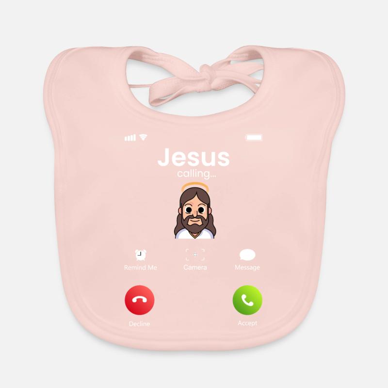 Jesus calls Organic Baby Bibs